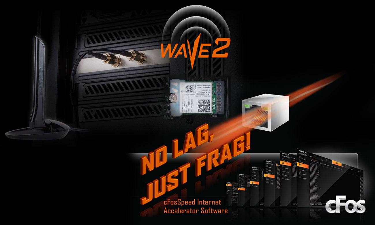 Gigabyte H370 AORUS GAMING 3 WIFI Łączność Wi-Fi LAN