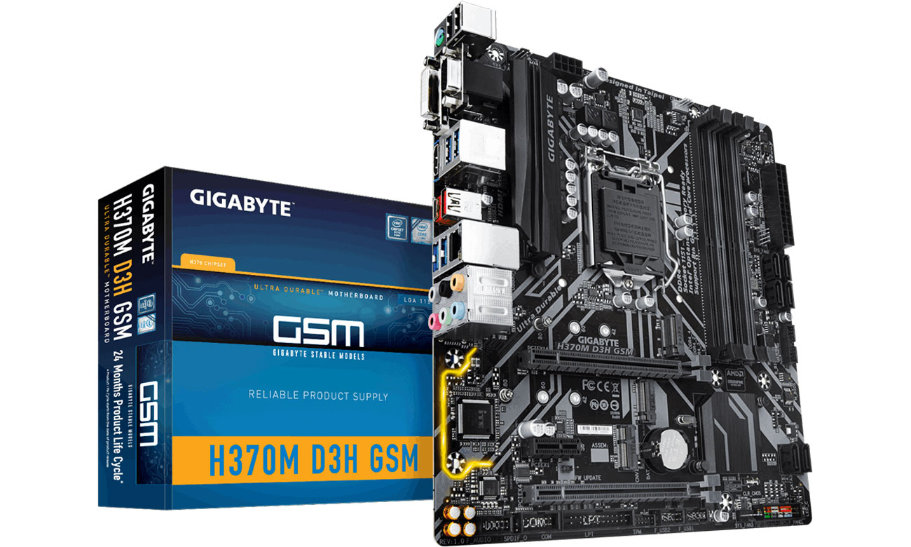 Płyta główna Socket 1151 Gigabyte H370M D3H GSM