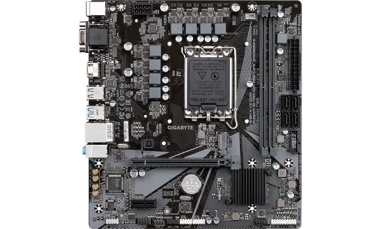 Gigabyte H610M H V2 DDR4 zasilanie