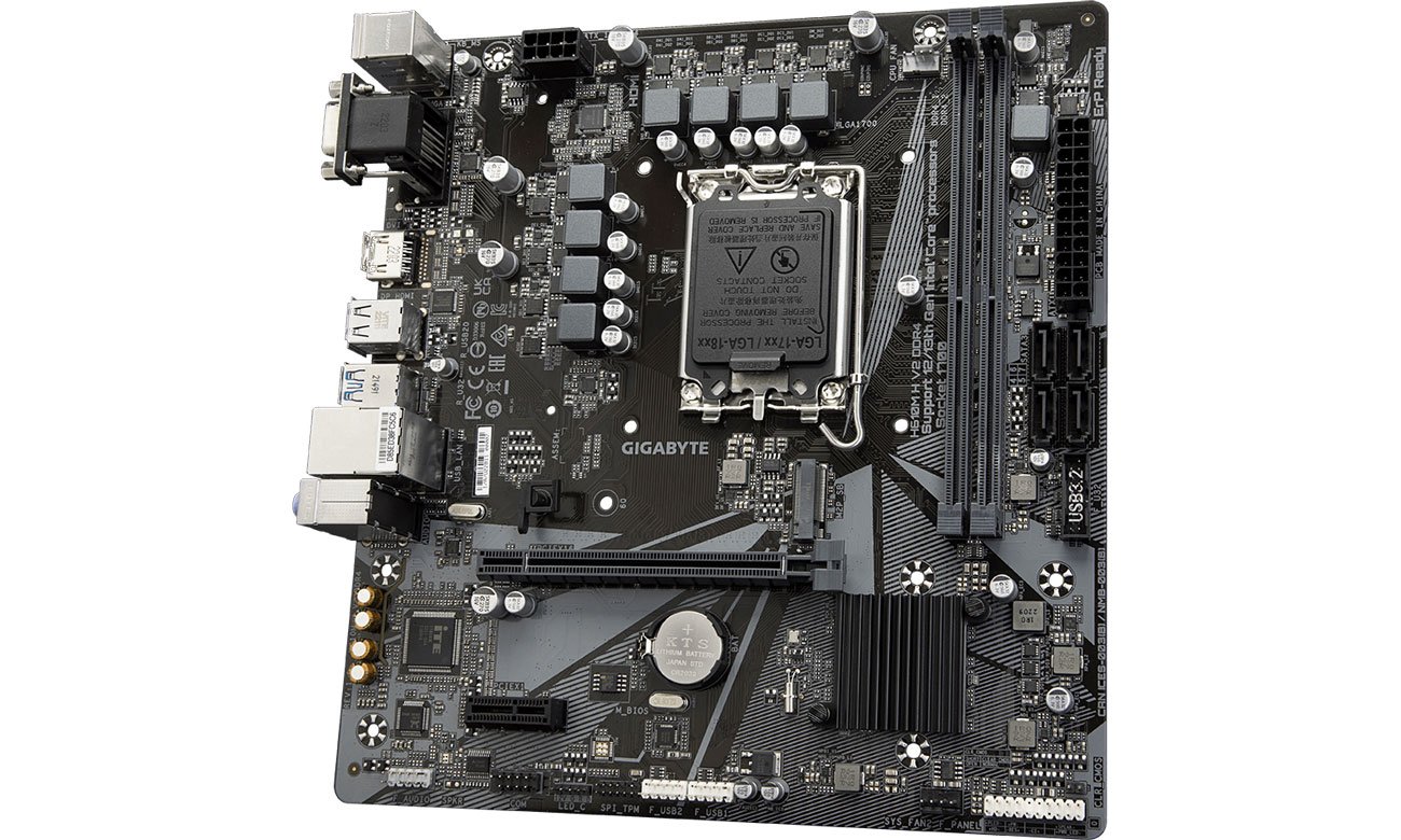 Gigabyte H610M H V2 DDR4 złącza
