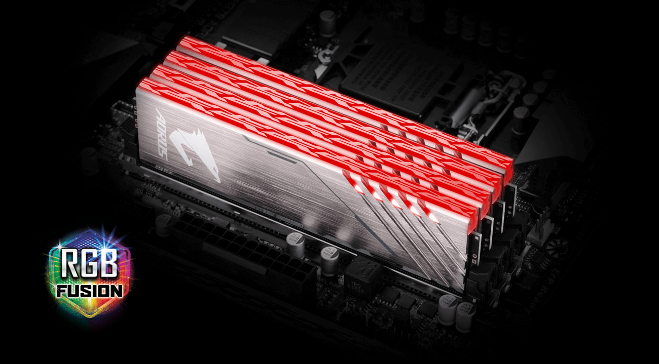 AORUS RGB Memory - Podświetlenie RGB Fusion 2.0
