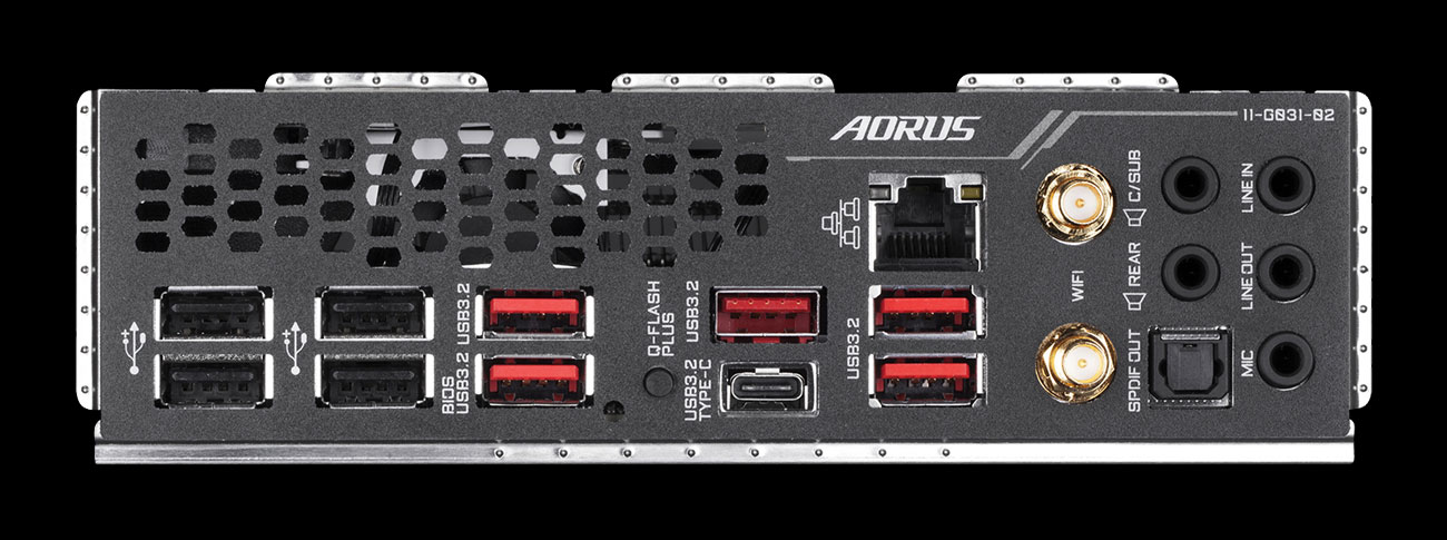 Gigabyte TRX40 AORUS PRO WIFI -Złącza