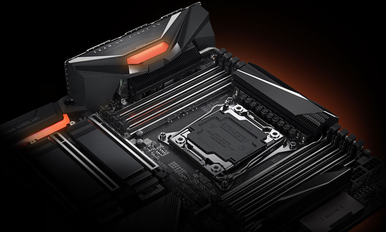 Gigabyte X299X AORUS MASTER - Chłodzenie