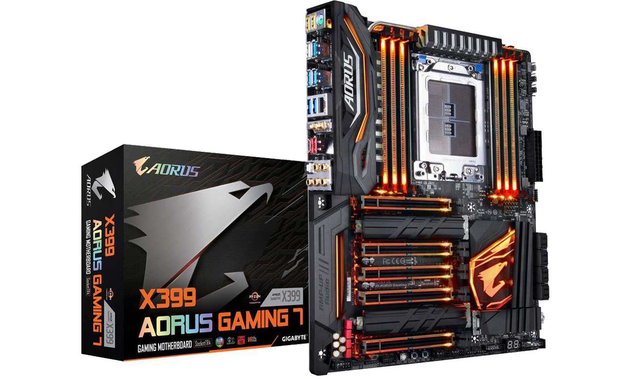 Płyta główna Socket TR4 Gigabyte X399 AORUS Gaming 7