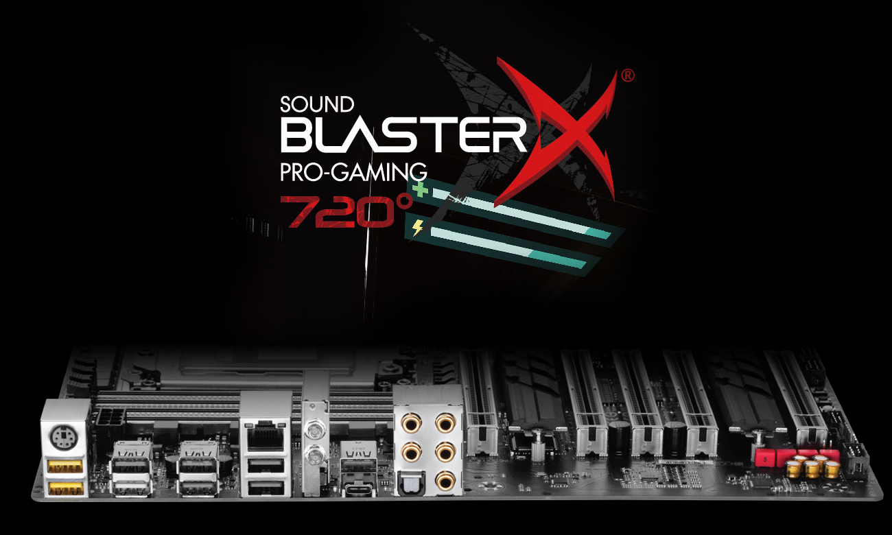 Gigabyte X399 AORUS Gaming 7 Creative SoundBlaster 720