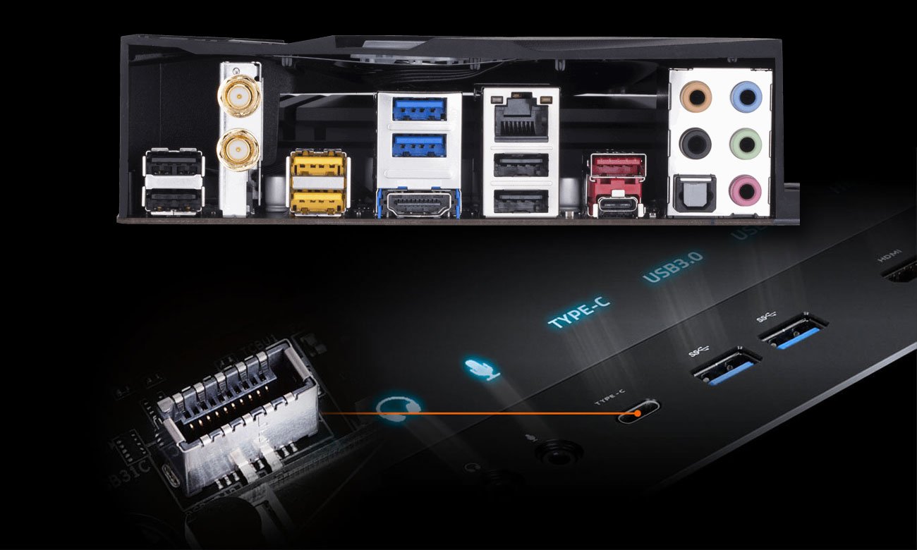 Gigabyte X470 AORUS GAMING 5 WIFI USB 3.1 Gen2 10 Gb/s