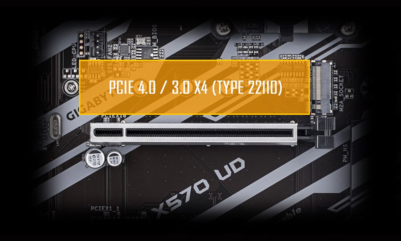 Gigabyte X570 UD - Złącze M.2 PCIe