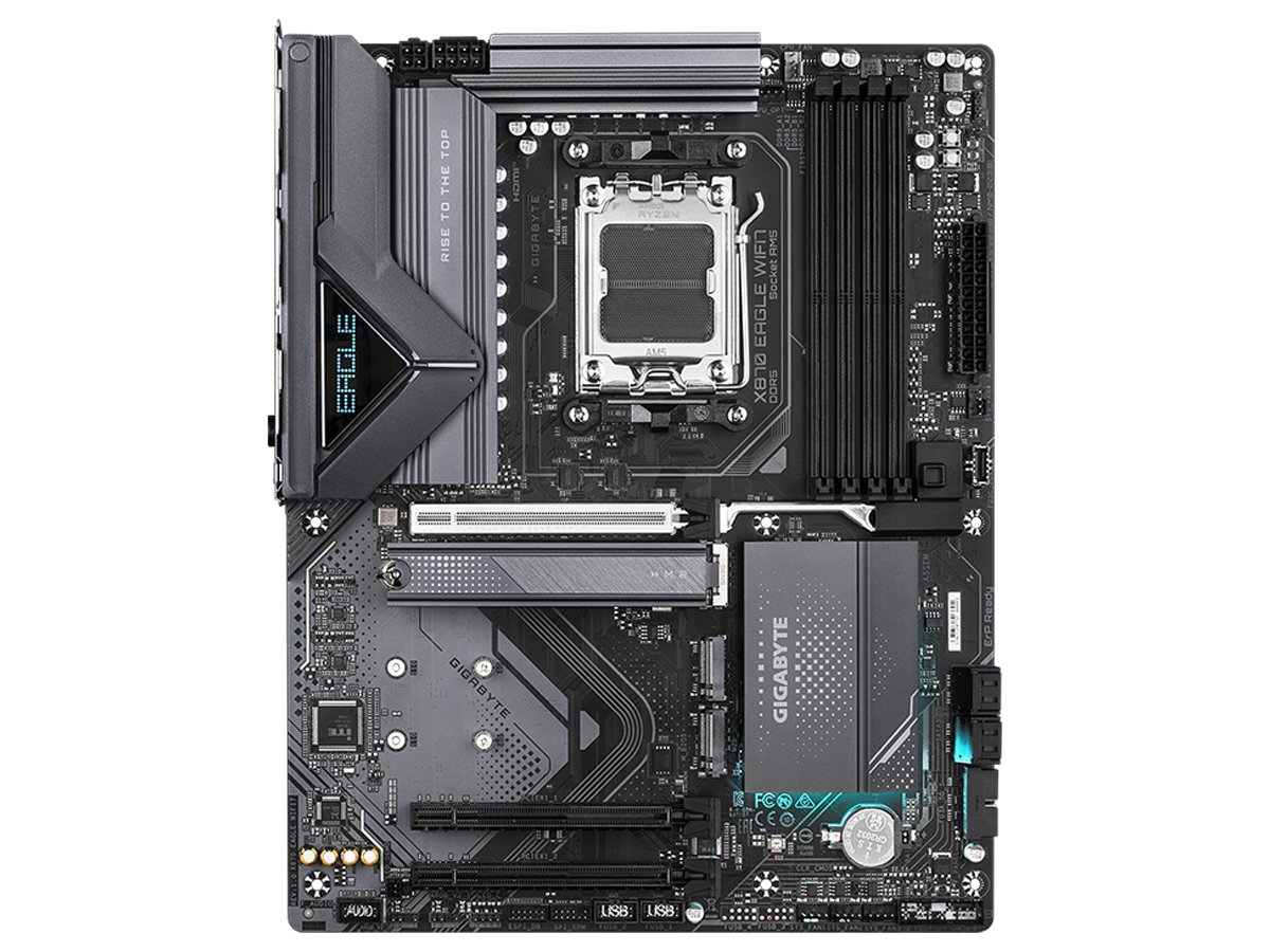 Gigabyte X870 EAGLE WIFI7 - Widok od przodu