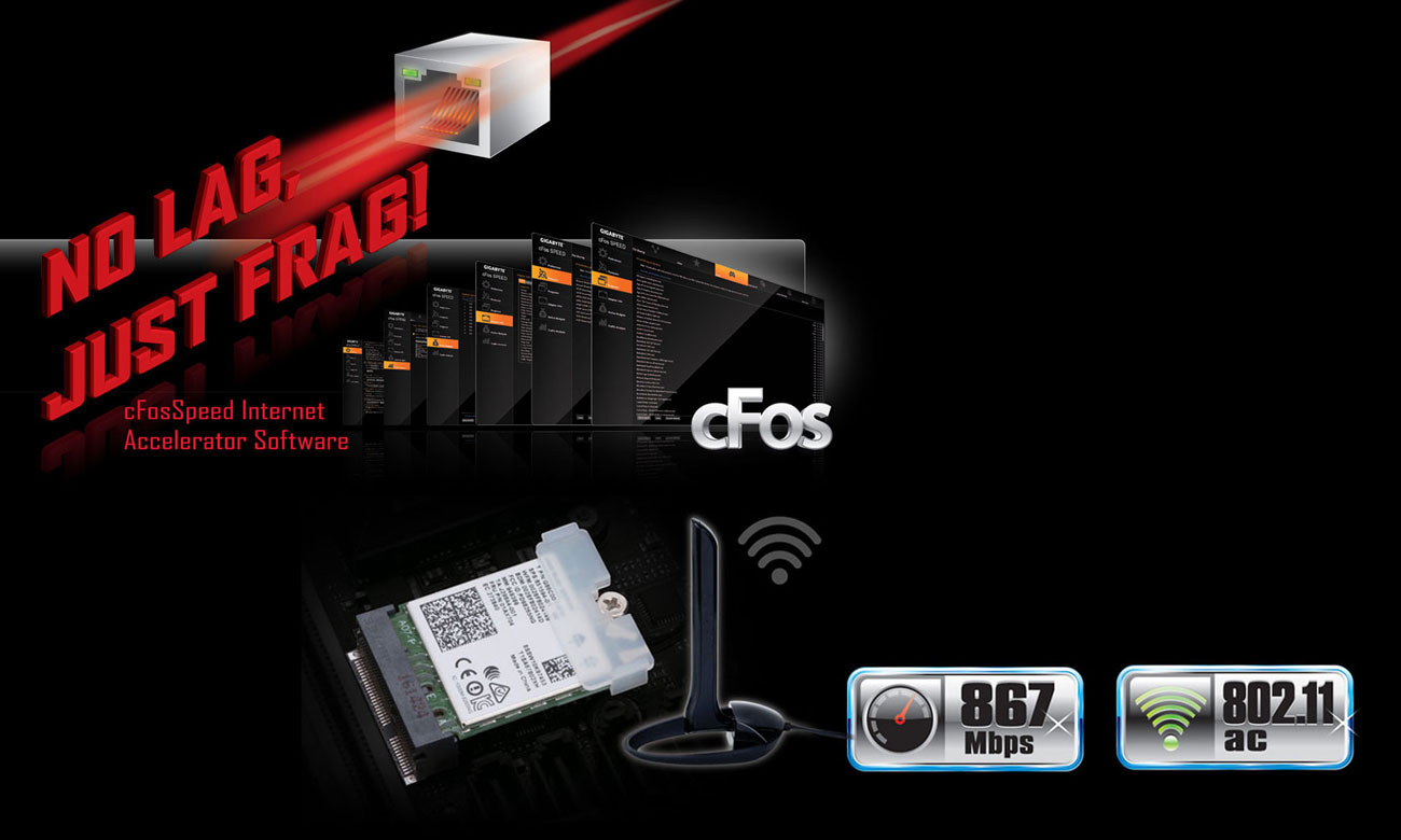 Gigabyte Z370 AORUS Ultra Gaming Wi-Fi-OP Intel GbE LAN cFosSpeed