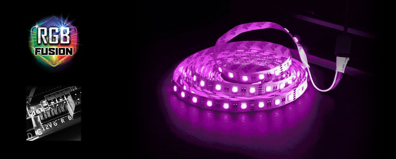 Gigabyte Z370P D3 Podświetlenie RGB Fusion