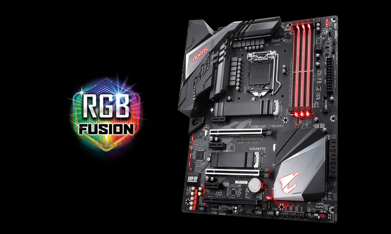 Gigabyte Z390 AORUS PRO WIFI Podświetlenie RGB Fusion