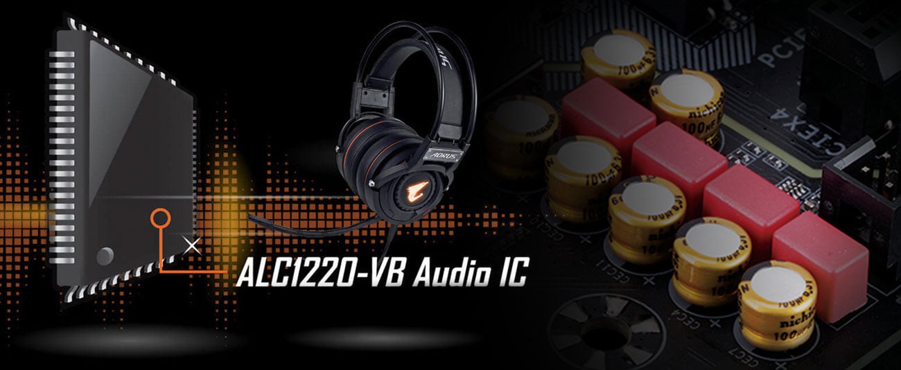 Gigabyte Z390 AORUS PRO Układ audio