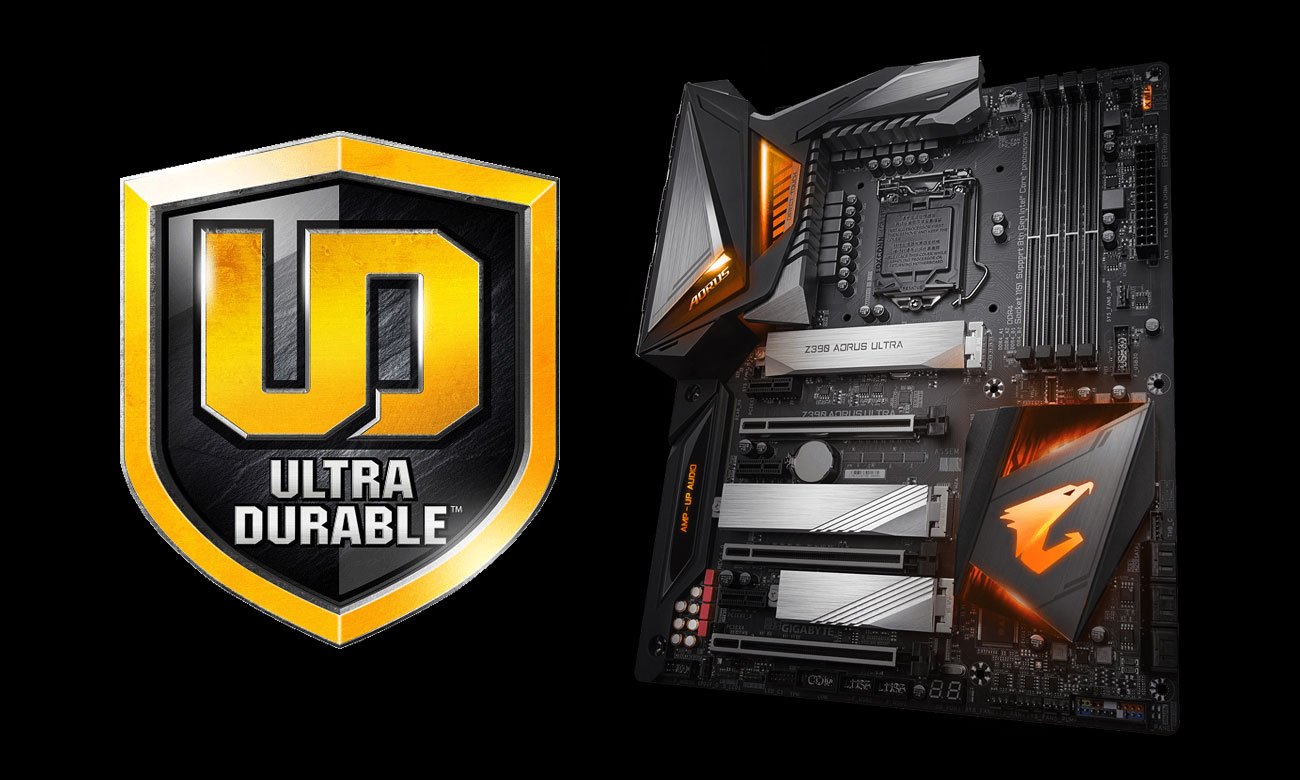 Gigabyte Z390 AORUS ULTRA Wytrzymałość Ultra Durable
