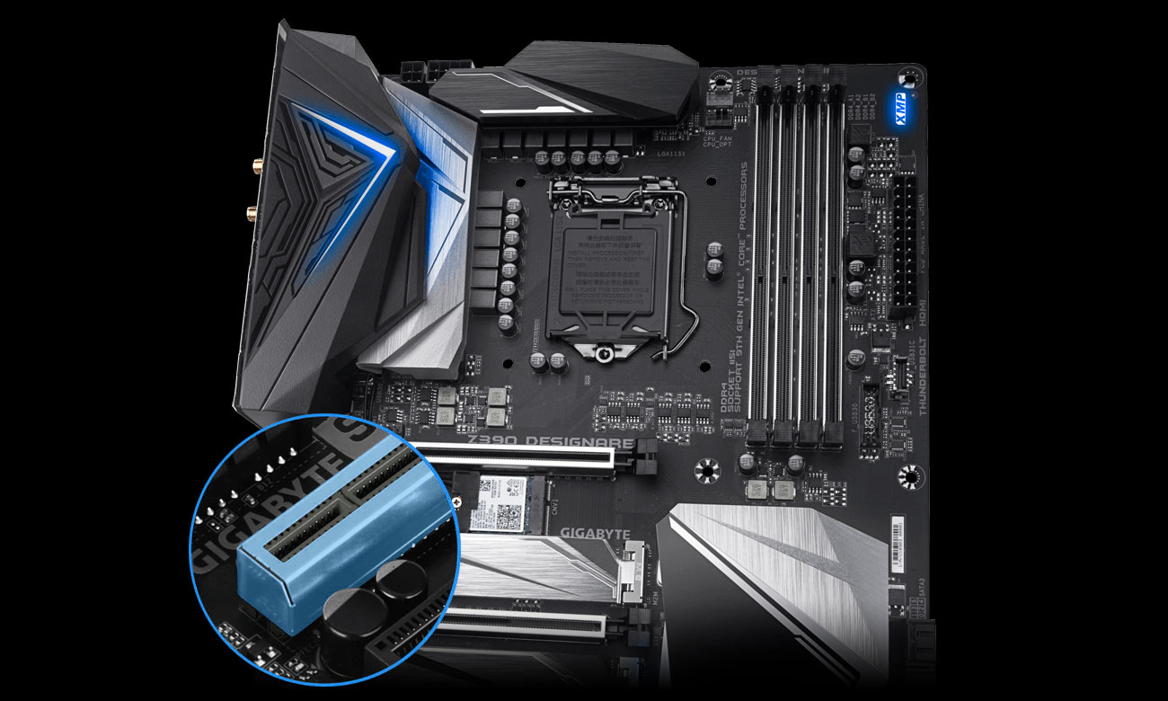 Gigabyte Z390 DESIGNARE Wytrzymałość