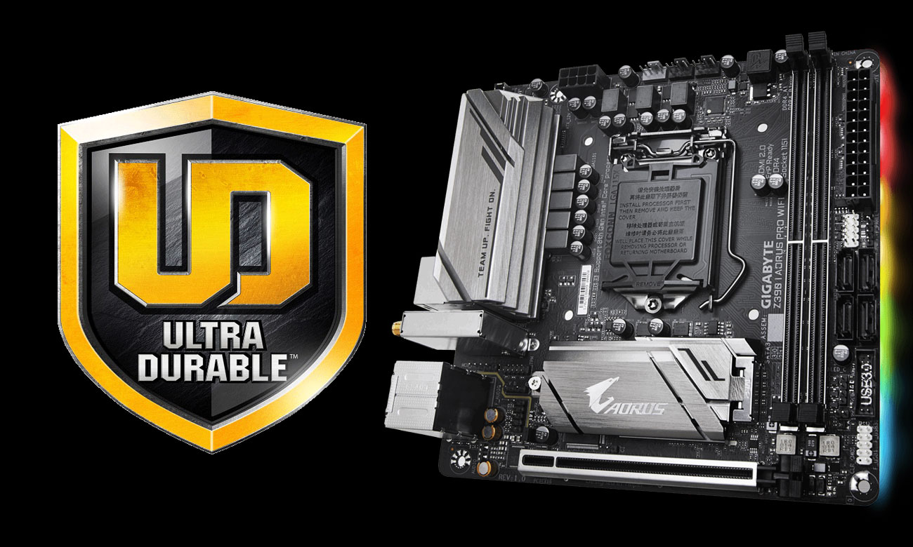 Gigabyte Z390 I AORUS PRO WIFI Ultra Durable