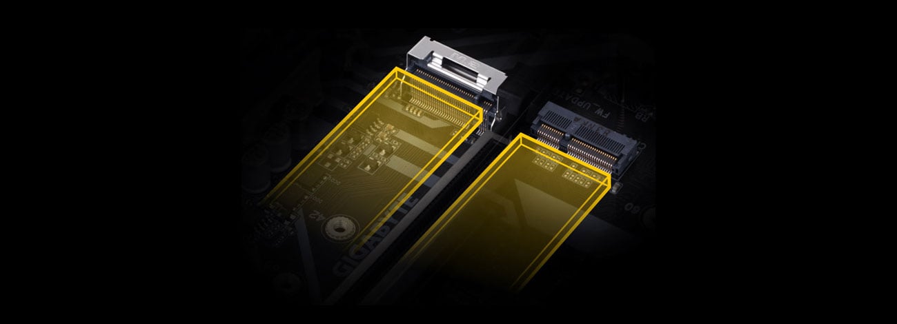 Gigabyte Z390 M - Złącza M.2