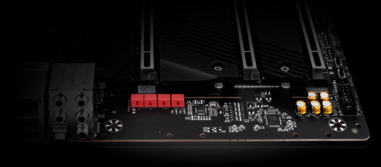 Gigabyte Z490 AORUS MASTER - Układ audio