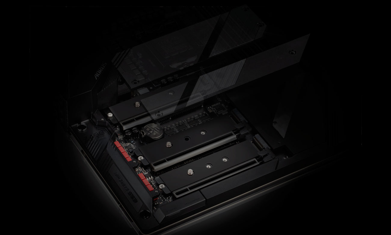 Gigabyte Z490 AORUS XTREME WF - Złącza M.2