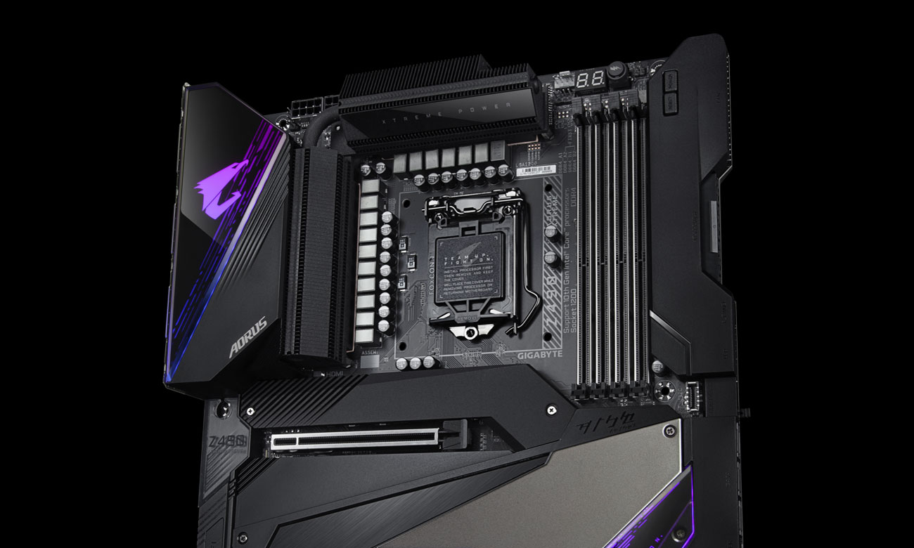 Gigabyte Z490 AORUS XTREME - Chłodzenie