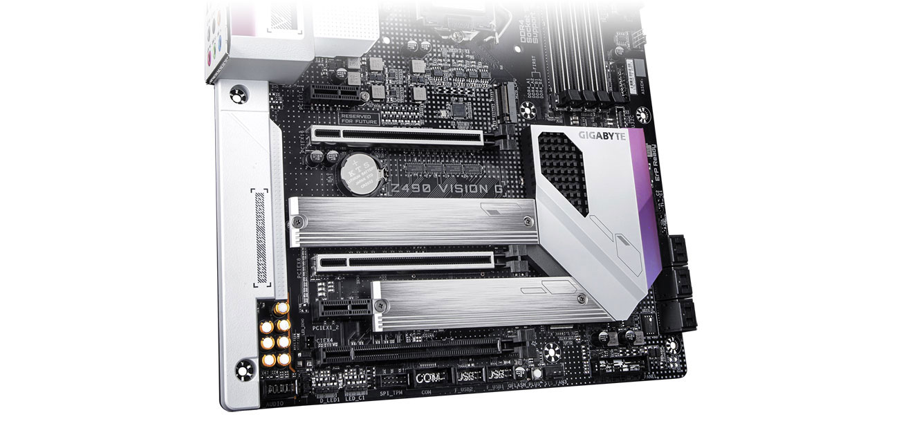 Gigabyte Z490 VISION G - Układ audio