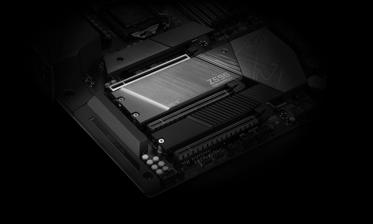 Gigabyte Z590 AORUS PRO AX - Złącza M.2