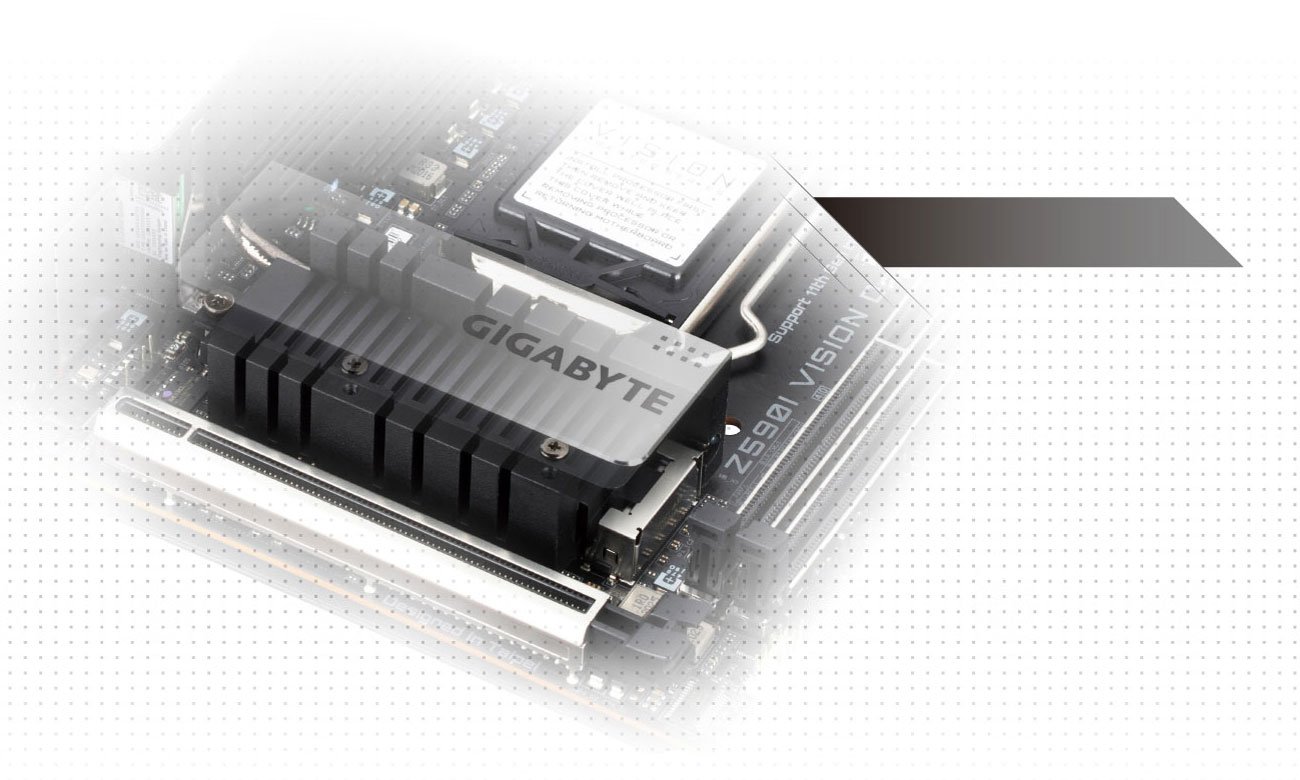 Gigabyte Z590I VISION D - Złącza M.2