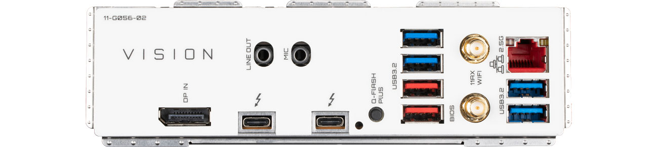 Gigabyte Z590I VISION D - Złącza