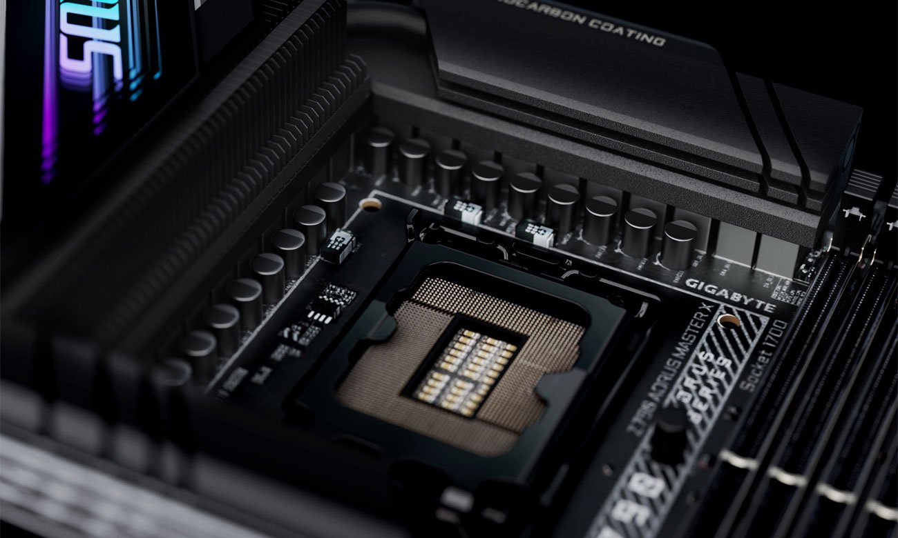 Gigabyte Z790 AORUS MASTER X chłodzenie VRM