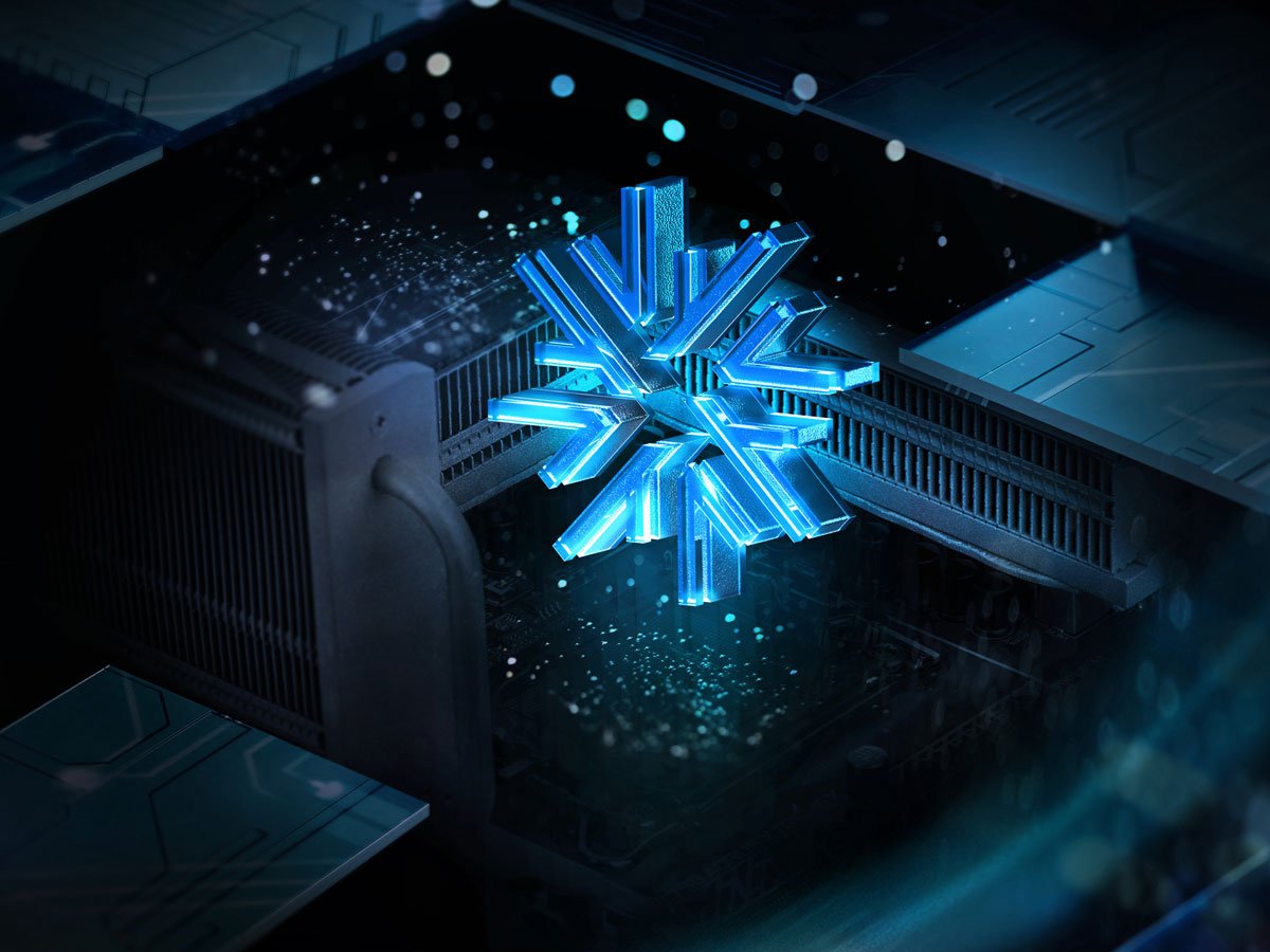 Gigabyte Z790 AORUS XTREME X ICE chłodzenie