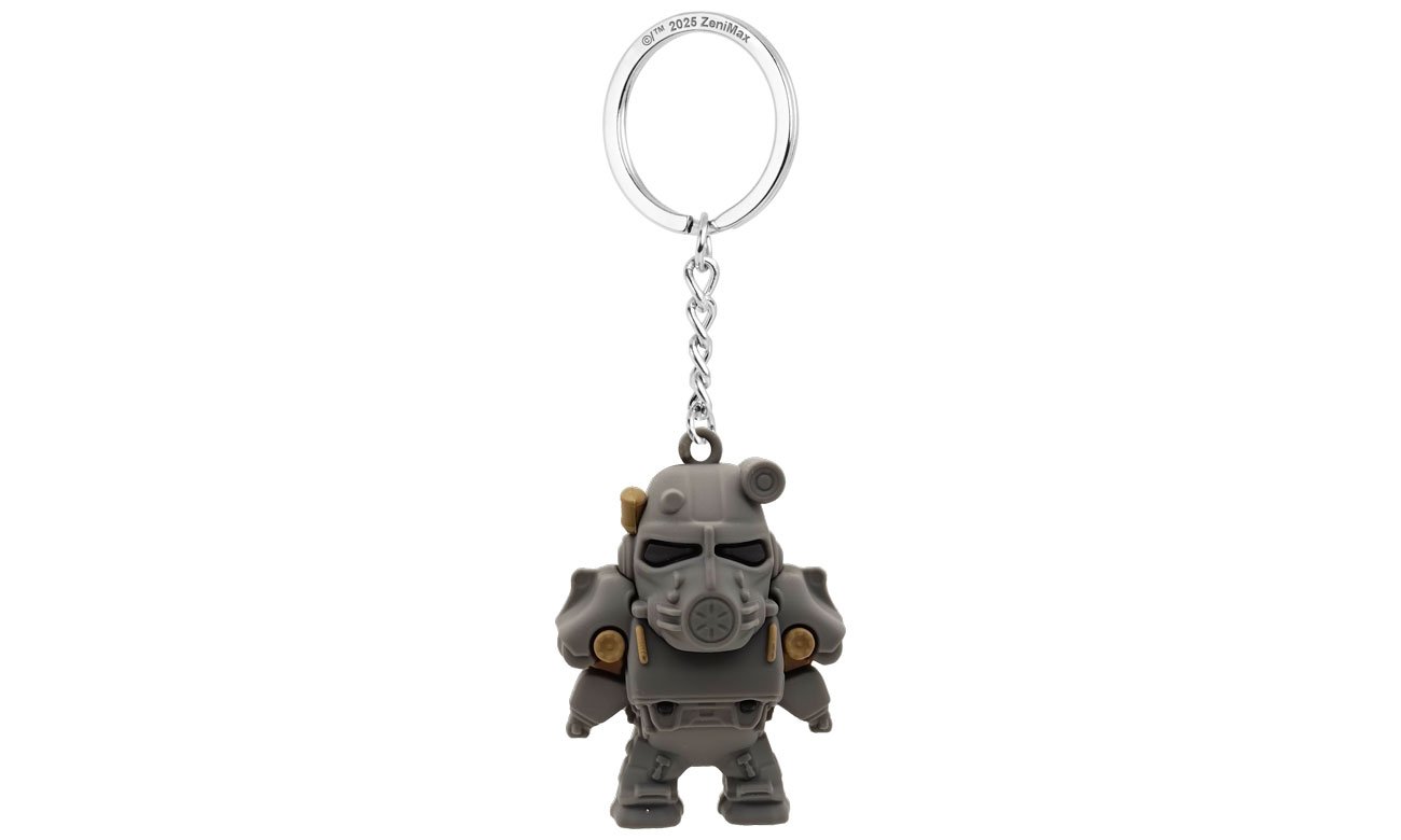 Brelok 3D Good Loot Fallout T-60 - Widok od przodu