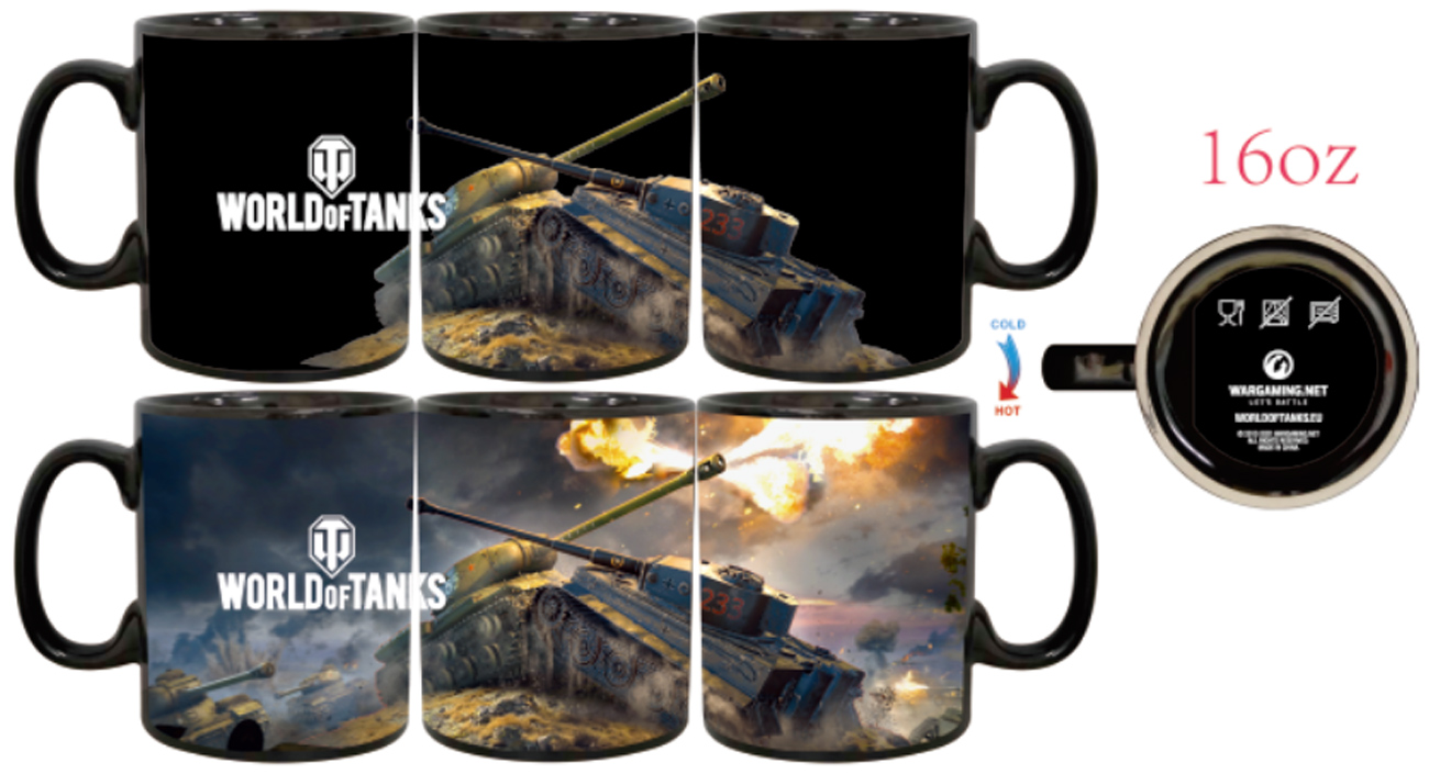 Kubek World of Tanks Protivostoyanie Heat Reveal Mug