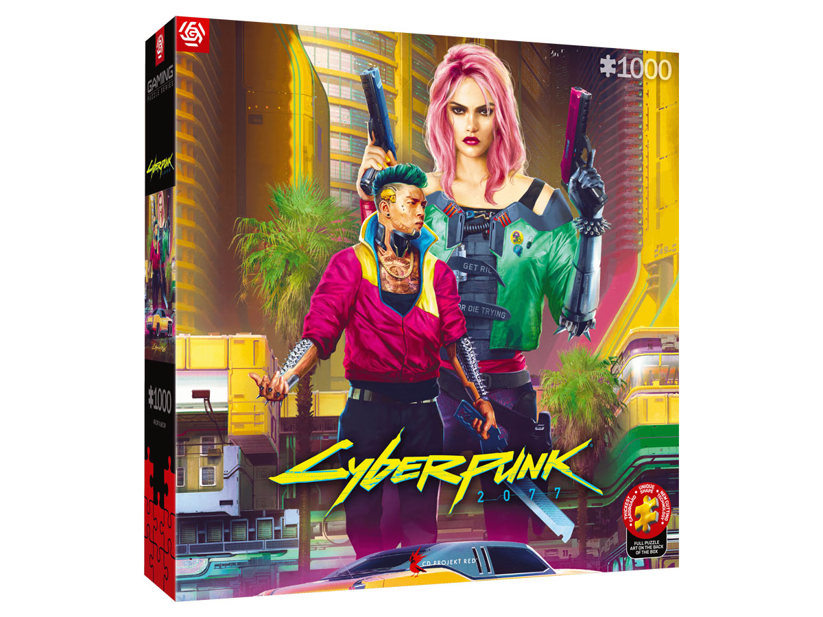 Gaming Puzzle: Cyberpunk 2077 – Kitsch Style - Widok ogólny opakowania