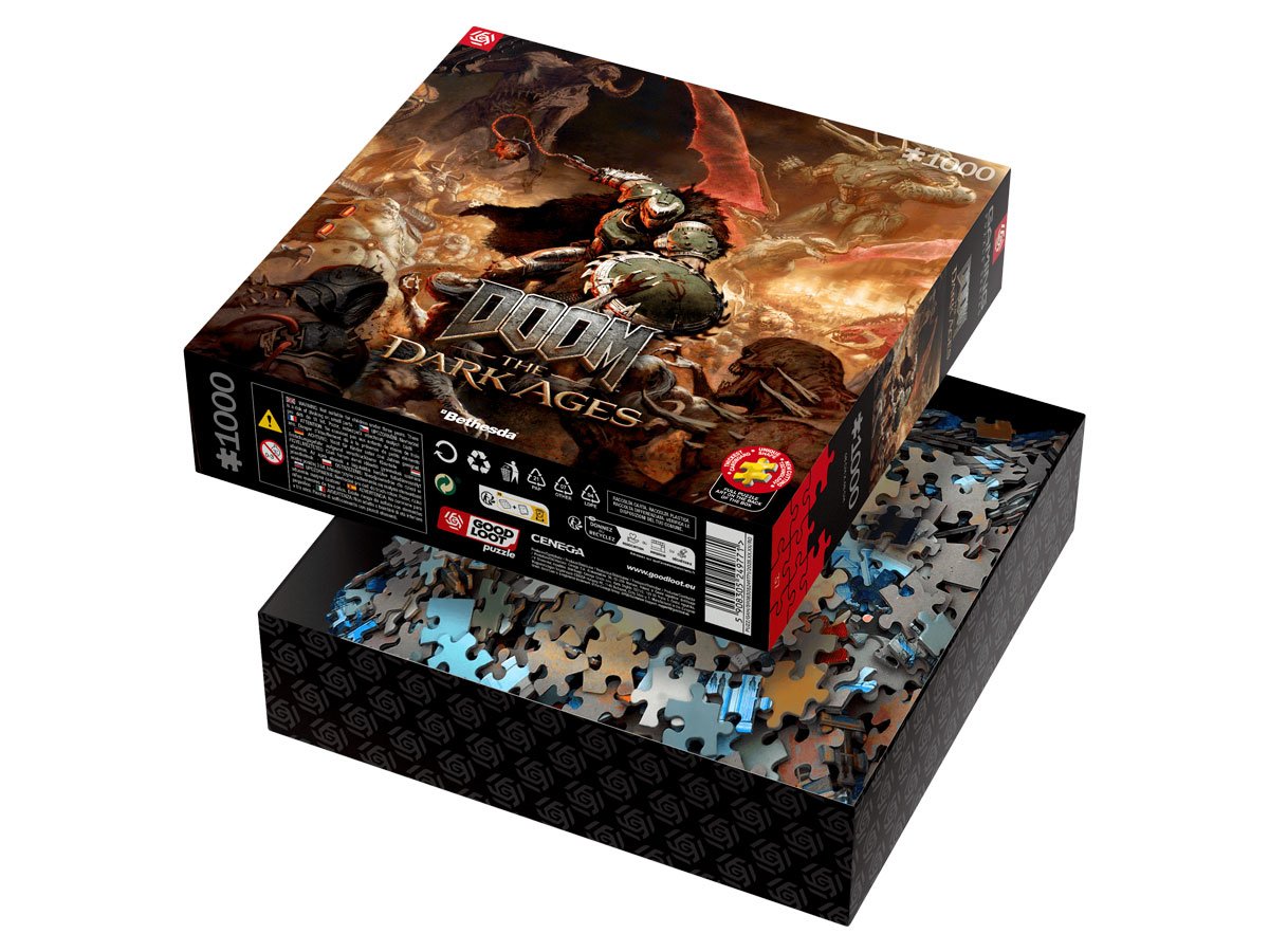 Gaming Puzzle: Doom The Dark Ages – Slayer's Rage - Otwarte pudełko