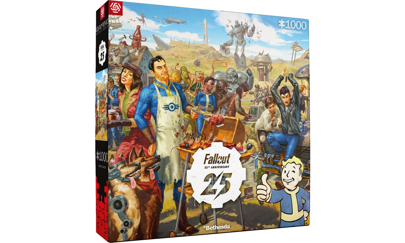 Fallout 25th Anniversary Puzzles 1000 Pudełko