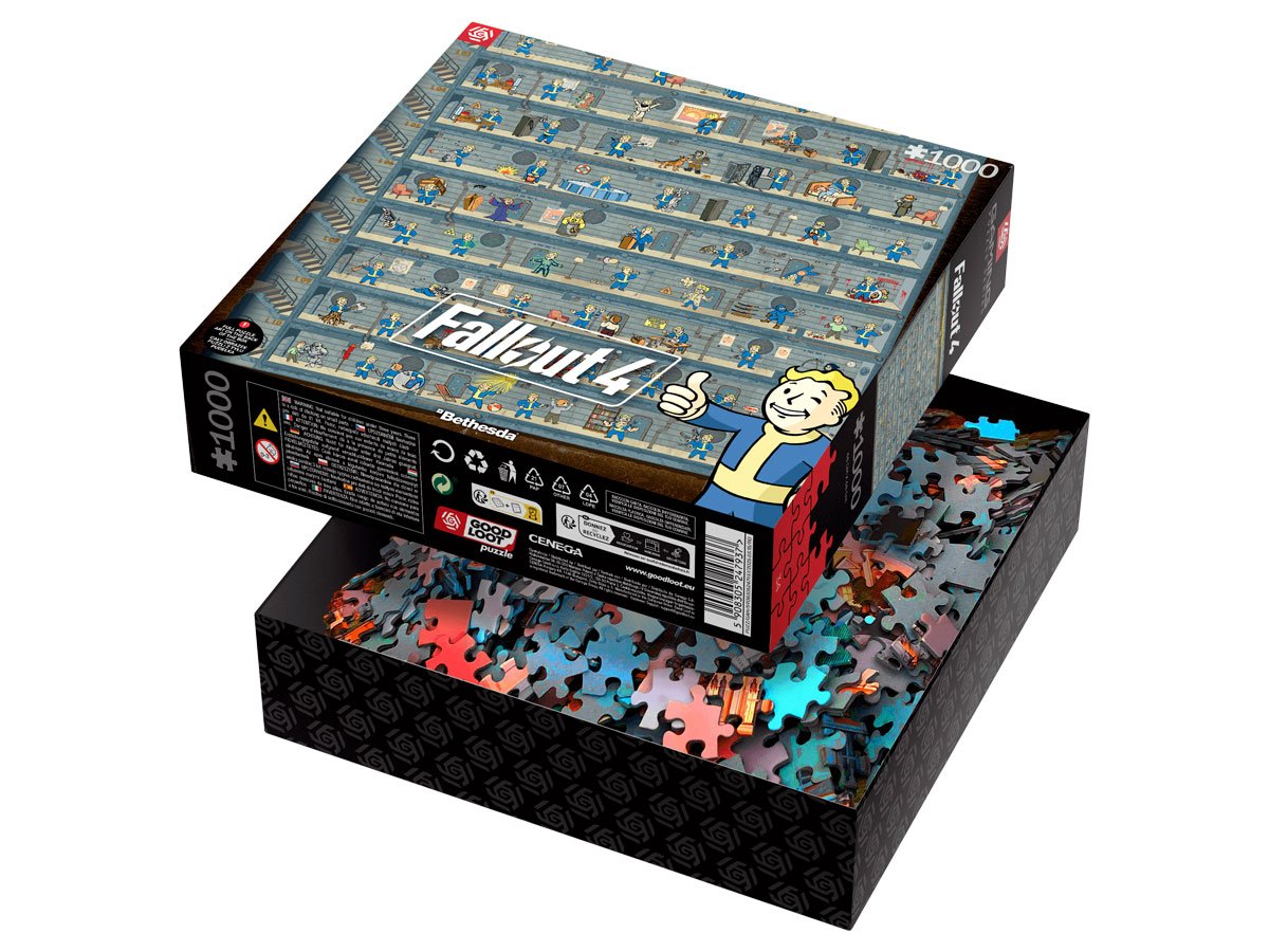 Gaming Puzzle: Fallout 4 – Perk Poster - Otwarte pudełko