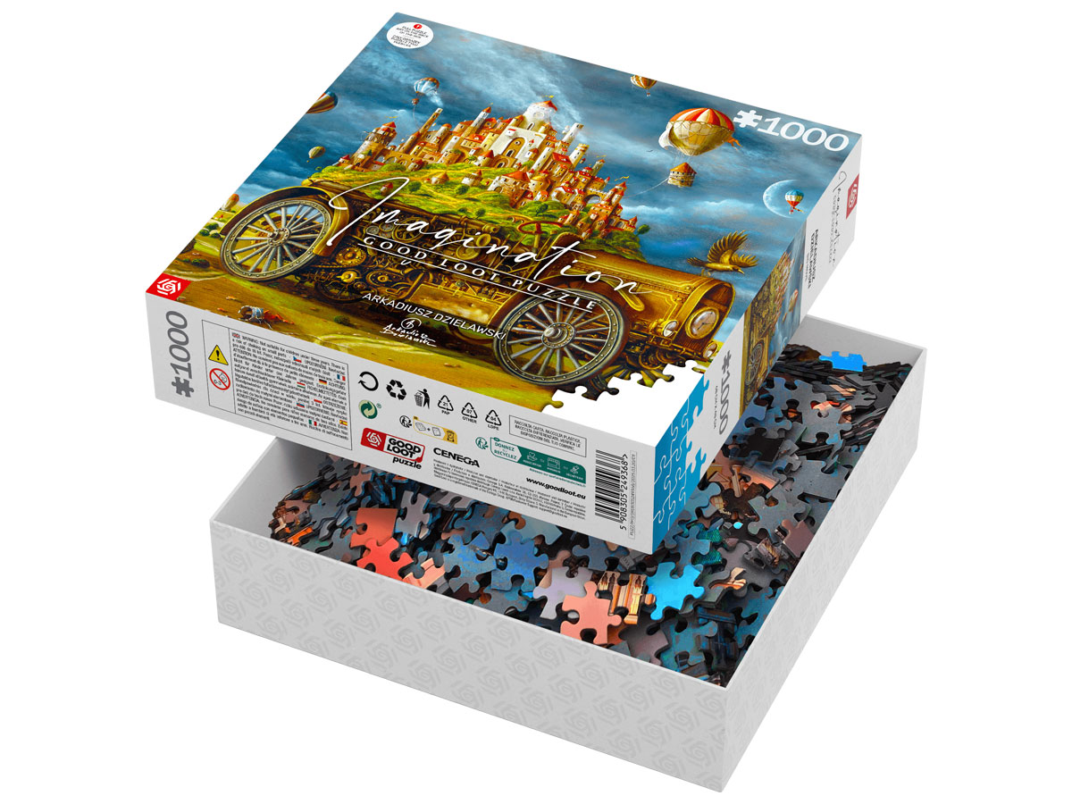 Imagination Puzzle: Arkadiusz Dzielawski Wielka Przeprowadzka - Otwarte pudełko