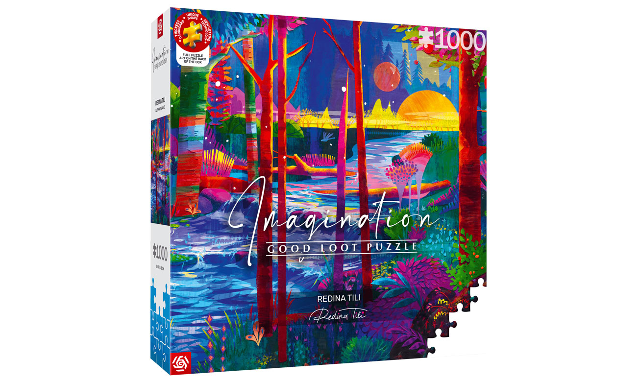 Imagination Puzzle: Redina Tili – Śpiące Olbrzymy - Widok ogólny opakowania