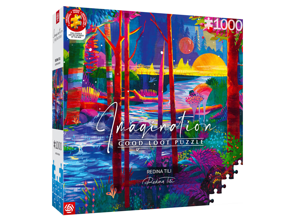 Imagination Puzzle: Redina Tili – Śpiące Olbrzymy - Widok ogólny opakowania