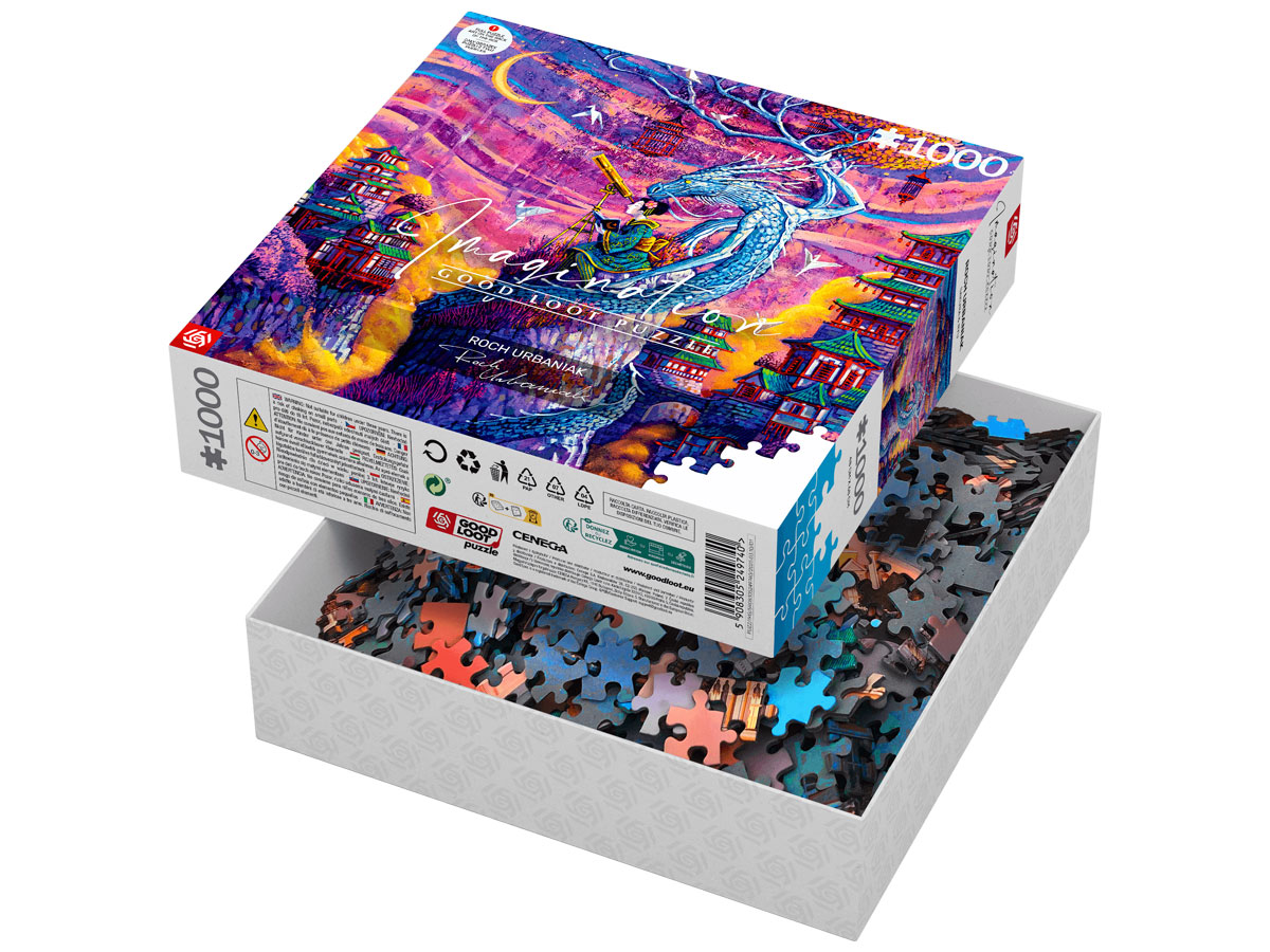 Imagination Puzzle: Roch Urbaniak – Sakura i Ryu - Widok ogólny opakowania