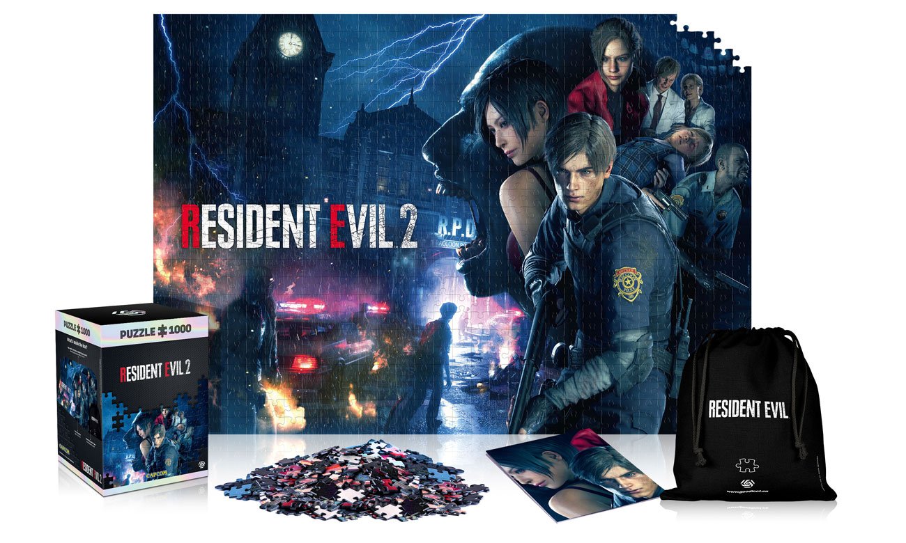 Puzzle Good Loot Resident Evil 2: Racoon City - Zawartość zestawu