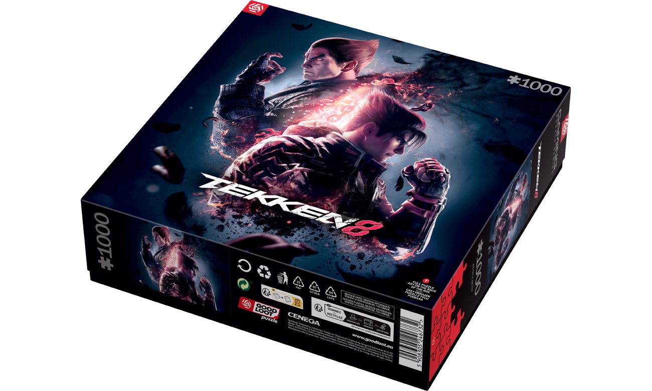 Puzzle Gaming: Tekken 8 Key Art - Widok opakowania pod kątem