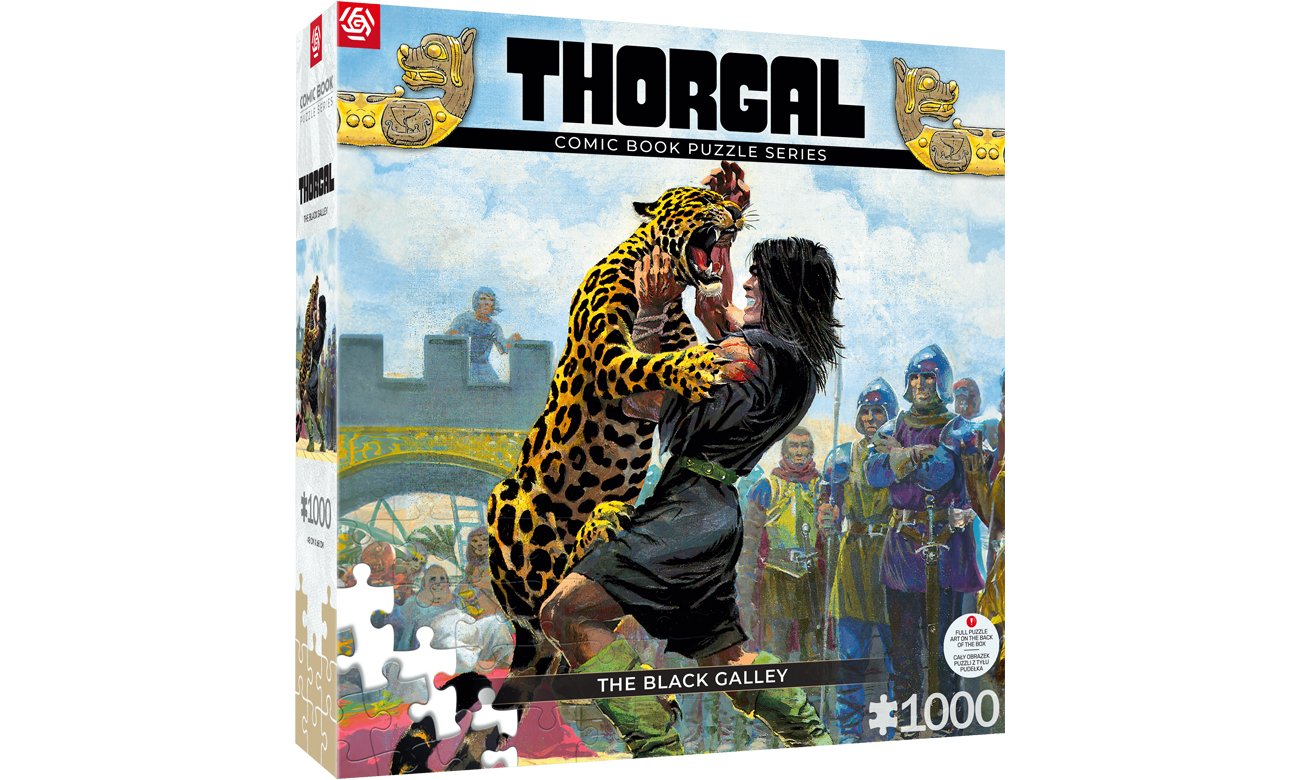 Puzzle Comic: Thorgal The Black Galley - Widok opakowania pod kątem