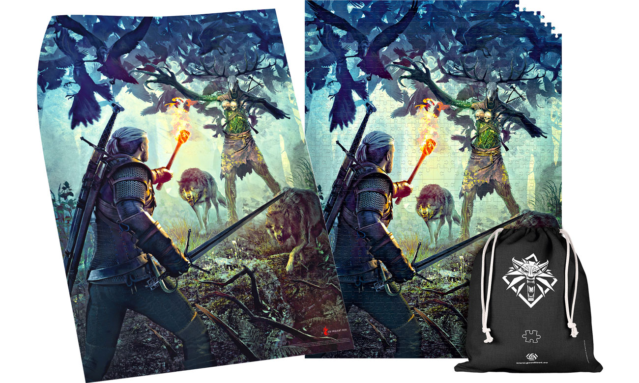 Puzzle Good Loot The Witcher (Wiedźmin): Leshen - Zawartość zestawu