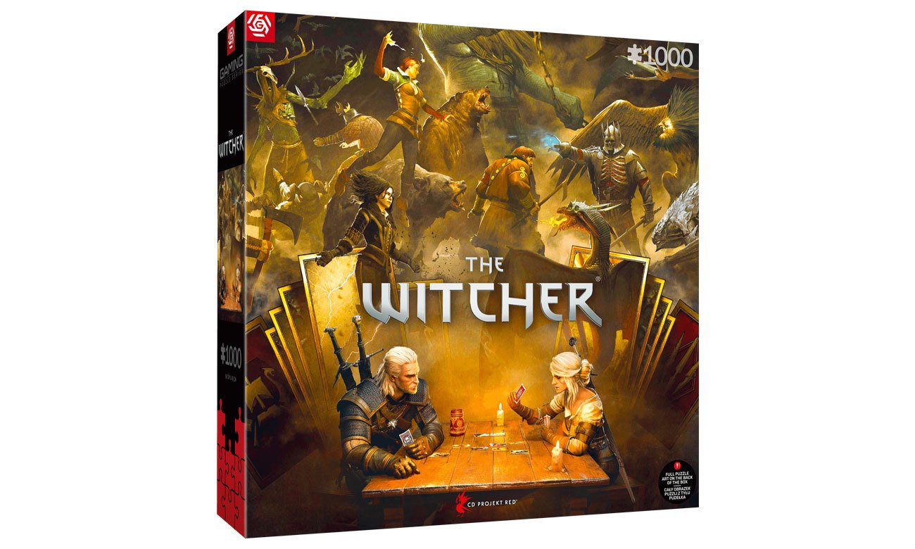 Gaming Puzzle: The Witcher (Wiedźmin) – Playing Gwent - Widok ogólny opakowania