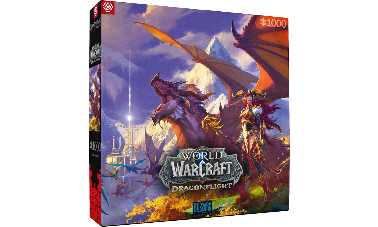 World of Warcraft Dragonflight Alexstrasza Puzzles 1000 Pudełko