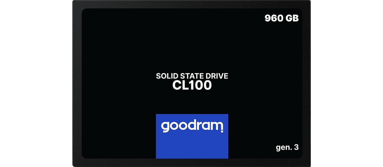 Dysk SSD GOODRAM 960GB 2,5'' SATA SSD CL100 gen.3 SSDPR-CL100-960-G3