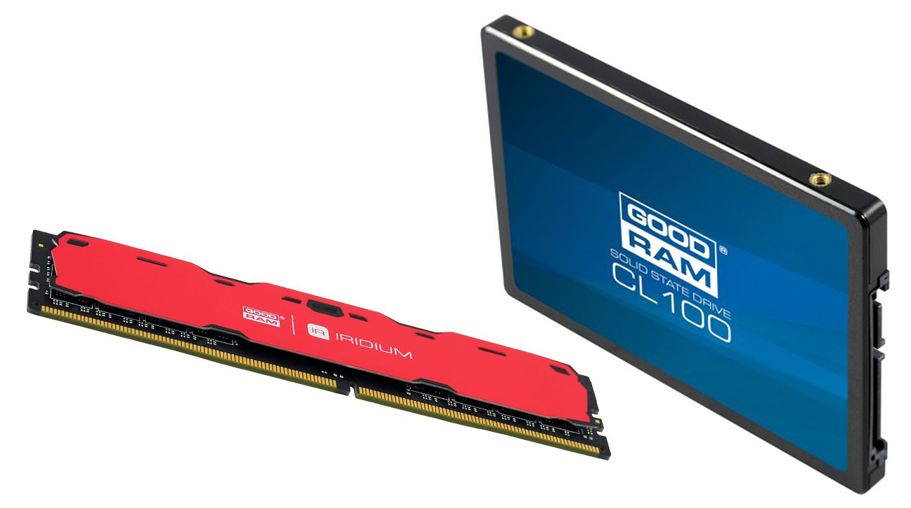 Wydajny dysk SSD w zestawie z szybką pamięcią RAM