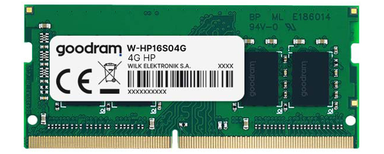 Pamięć RAM DDR3 GOODRAM dedykowana HP