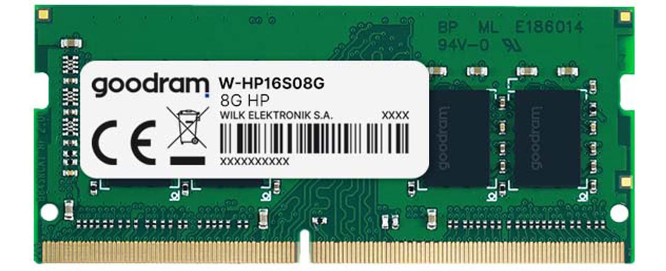 Pamięć RAM DDR3 GOODRAM dedykowana HP