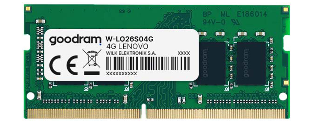 Pamięć RAM GOODRAM dedykowana lenovo